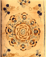 patterned rug  detail