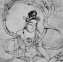 Drawing of Bodhisatva